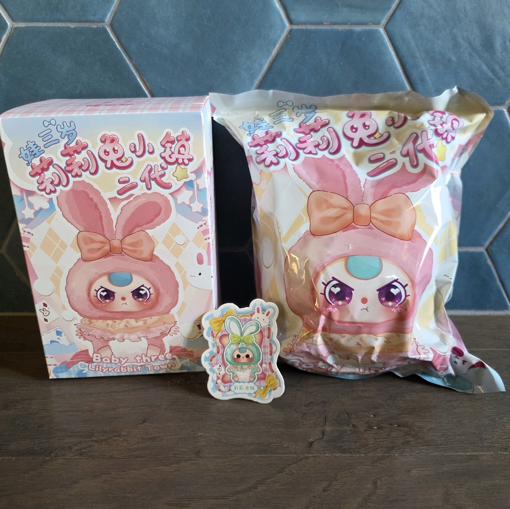 BABY THREE LILY RABBIT TOWN V2 Plush CONFIRMED NEW bb3